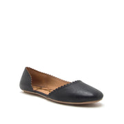 Black Barnish Flats