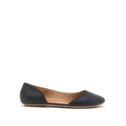 Black Barnish Flats