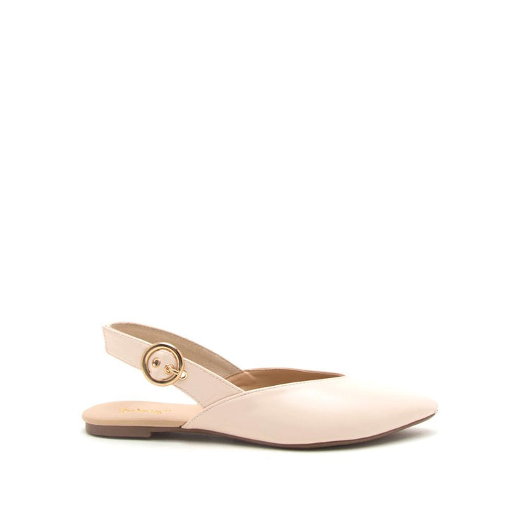 Nude Slingnack Ballerina Flat