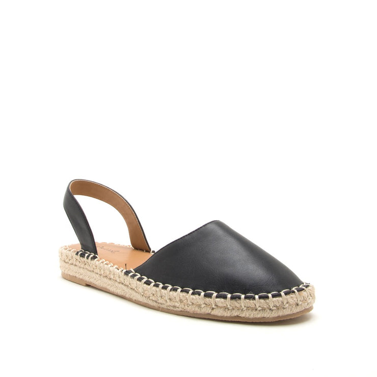 Womens Stylish Black Espadrille Shoes